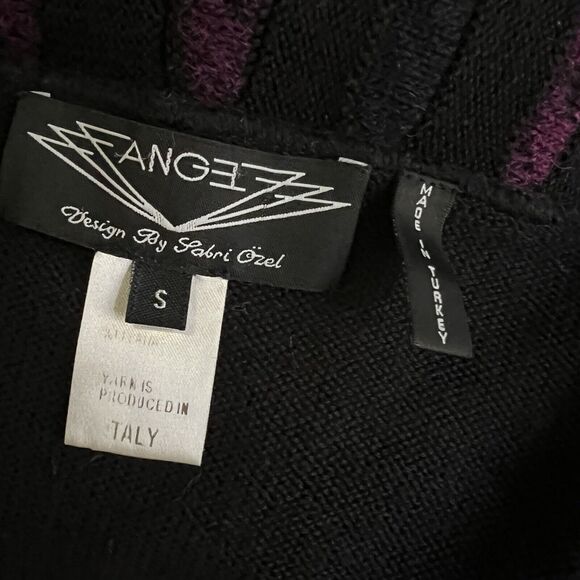 Angel Design By Sabri‎ Ozel Open Cardigan Womens Small Multicolor Wool Fairycore - Picture 2 of 10